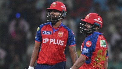 Shreyas Iyer’s unbeaten 101 anchored a brilliant captain’s innings, while Prabhsimran Singh’s explosive 69 provided the early impetus as the pair forged a match-winning 140-run stand that wrested control away from Lucknow Super Giants. (Hindustan Times)