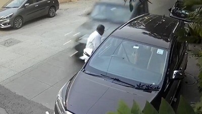 న్యాయవాదిని కారుతో ఢీకొట్టిన దుండగులు
