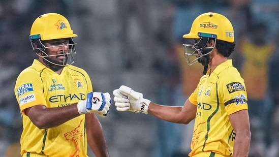 Sanju Samson and Ruturaj Gaikwad's partnership didn't quite click the way CSK would have liked in IPL 2026. (PTI)