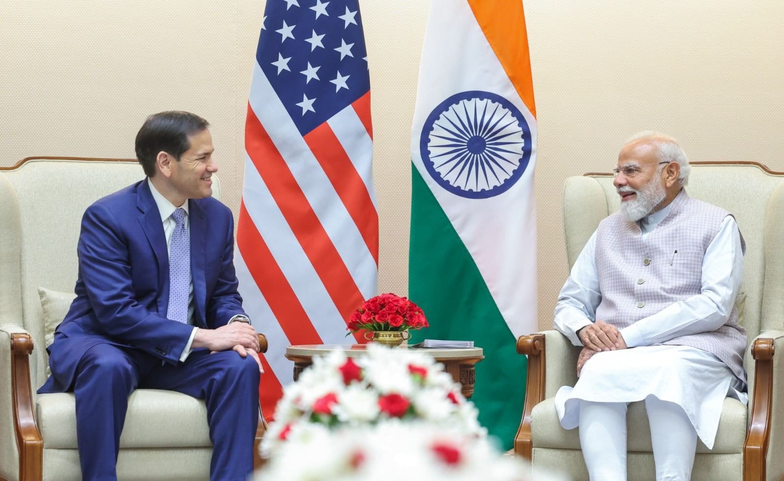 US secretary of state Marco Rubio meets Prime Minister Narendra Modi during his visit to New Delhi this May. (X/Narendra Modi) US secretary of state Marco Rubio meets Prime Minister Narendra Modi during his visit to New Delhi this May. (X/Narendra Modi)