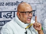 UPCC President Ajay Rai addresses a press conference at party office, in Lucknow