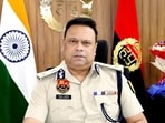 Kabiraj said long-term plans include data-driven enforcement, smart monitoring systems and professional capacity building for police. (Parveen Kumar/HT) Kabiraj said long-term plans include data-driven enforcement, smart monitoring systems and professional capacity building for police. (Parveen Kumar/HT)