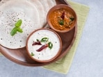 Crispy Lentil Pancakes With Coconut Chutney