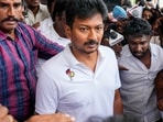 Chennai: Leader of Opposition in the Tamil Nadu Legislative Assembly Udhayanidhi Stalin leaves after a meeting of the DMK's district secretaries, in Chennai, Thursday, May 14, 2026. (PTI Photo/R Senthilkumar)(PTI05_14_2026_000243A)