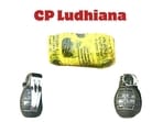 The grenades seized by police on Saturday. (Sourced)