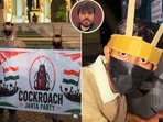 In Jaipur, some young men and women became "cockroaches" for a peaceful protest against corruption. In Jaipur, some young men and women became "cockroaches" for a peaceful protest against corruption.