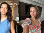 An Indian woman revealed how she moved past her NEET setback to earn an Ivy League degree and work in biotech.(Instagram/pragya.gupta)
