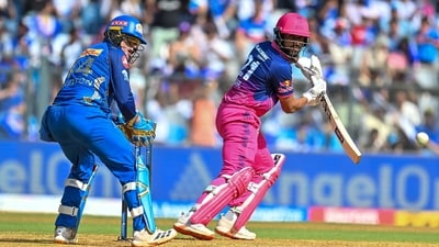 Initially, RR posted 205/8 in 20 overs. (Raju Shinde)