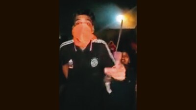 A video grab of the Saturday night clash at Kapurthala jail’s Block 4. (HT File) A video grab of the Saturday night clash at Kapurthala jail’s Block 4. (HT File)