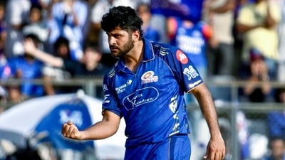 For MI, Shardul Thakur and Deepak Chahar took two-wicket hauls. (ANI Pic Service)