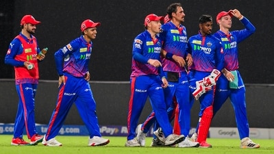 Kuldeep's wickets helped DC trigger a collapse, pushing KKR from 128/3 to ultimately being bowled out for 163. Lungi Ngidi finishing with 3 wickets as well, while Mitchell Starc added 2. The fielding helping as well – a pair of lovely catches from Starc and Stubbs, and a run-out from Sameer Rizvi, helping DC finish 6th in the table. (ANI Pic Service) Kuldeep's wickets helped DC trigger a collapse, pushing KKR from 128/3 to ultimately being bowled out for 163. Lungi Ngidi finishing with 3 wickets as well, while Mitchell Starc added 2. The fielding helping as well – a pair of lovely catches from Starc and Stubbs, and a run-out from Sameer Rizvi, helping DC finish 6th in the table. (ANI Pic Service)