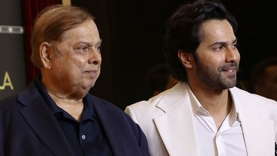 David Dhawan spoke about Varun Dhawan's first flop. (PTI Photo) (PTI) David Dhawan spoke about Varun Dhawan's first flop. (PTI Photo) (PTI)