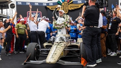 Felix Rosenqvist won the 2026 Indianapolis 500 in a Morgan Wallen-themed car. (IMAGN IMAGES via Reuters Connect)