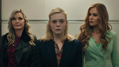 Margo’s Got Money Troubles review: Michelle Pfeiffer, Elle Fanning and Nicole Kidman in a still from the show. (Apple TV+)