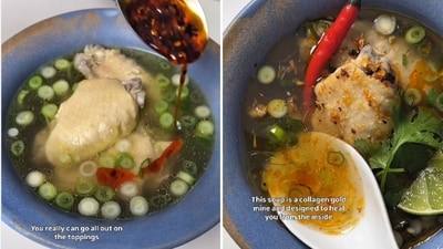 Rachel Gurjar's chicken soup recipe is the perfect dish for a quick pick-me-up. (@rachelgurjar/Instagram) Rachel Gurjar's chicken soup recipe is the perfect dish for a quick pick-me-up. (@rachelgurjar/Instagram)