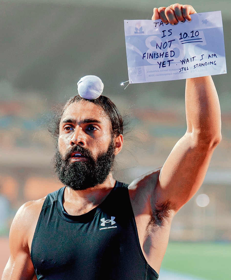 Punjab sprinter Gurindervir Singh broke the 100m national record by securing 10.09 seconds at the 29th National Senior Athletics Federation Competition 2026 in Ranchi on Saturday. (@RFYouthSports) Punjab sprinter Gurindervir Singh broke the 100m national record by securing 10.09 seconds at the 29th National Senior Athletics Federation Competition 2026 in Ranchi on Saturday. (@RFYouthSports)
