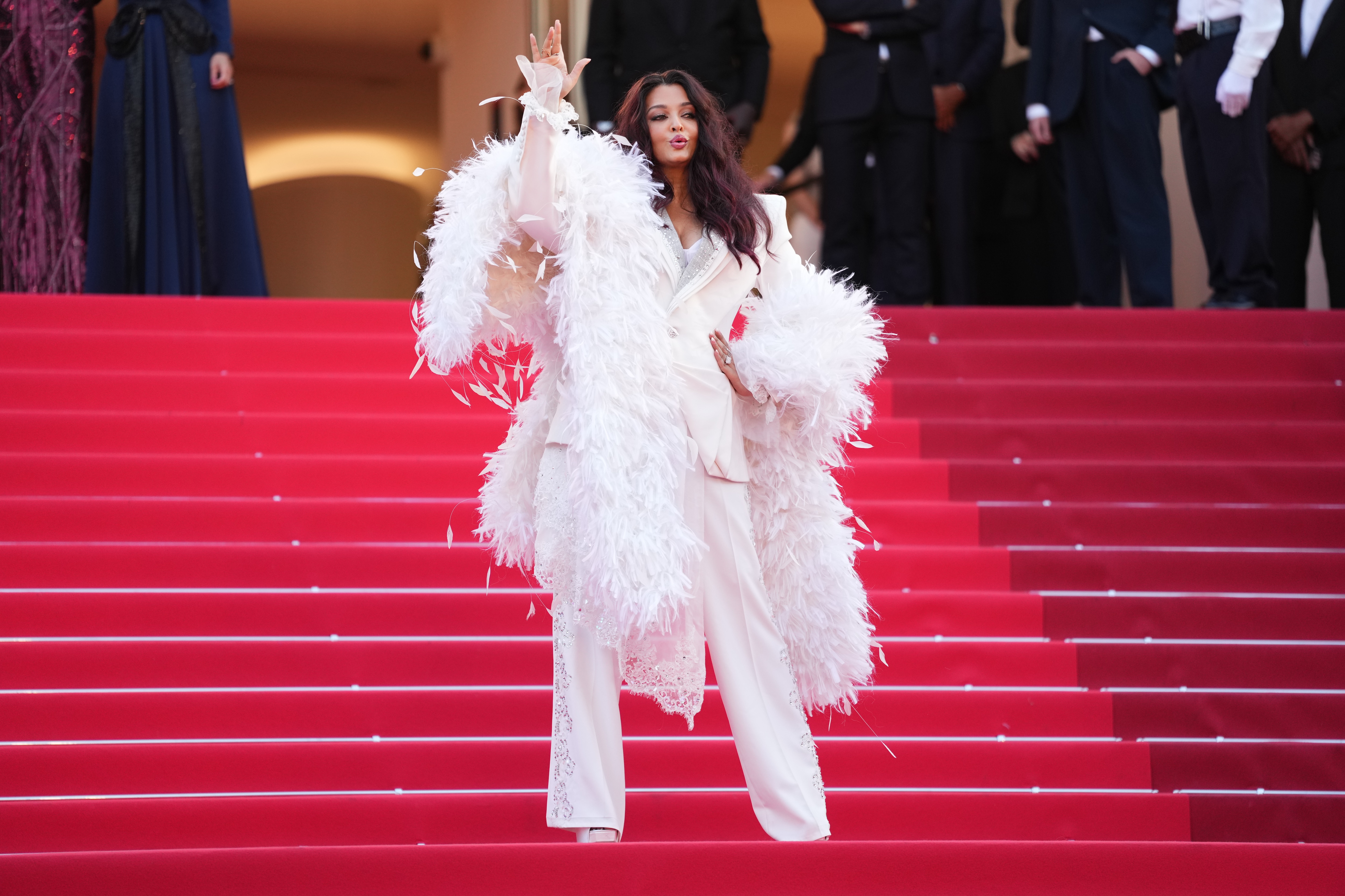 Aishwarya Rai Bachchan poses for photographers upon arrival at the awards ceremony during the 79th Cannes Film Festival. (AP) Aishwarya Rai Bachchan poses for photographers upon arrival at the awards ceremony during the 79th Cannes Film Festival. (AP)