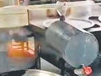 A still from a video showing a diesel-fired stove. (HT File) A still from a video showing a diesel-fired stove. (HT File)