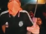 A video grab of the Saturday night clash at Kapurthala jail’s Block 4. (HT File)