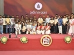 Chief minister Hemant Soren during the tribal app launch ceremony in Ranchi on Monday. (HT Photo)