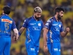From left, Mumbai Indians' Raj Bawa, captain Hardik Pandya and Jasprit Bumrah after Chennai Super Kings won the IPL 2026 match, in Chennai From left, Mumbai Indians' Raj Bawa, captain Hardik Pandya and Jasprit Bumrah after Chennai Super Kings won the IPL 2026 match, in Chennai