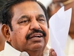 AIADMK general secretary Edappadi K Palaniswami (known as EPS) during the floor test earlier this month for Vijay's government.