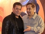 Salman Khan and David Dhawan pose at an event marking the latter's cinematic journey, in Mumbai, Maharashtra, late Saturday, May 23, 2026. (PTI Photo) Salman Khan and David Dhawan pose at an event marking the latter's cinematic journey, in Mumbai, Maharashtra, late Saturday, May 23, 2026. (PTI Photo)