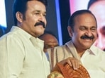 Kerala Chief Minister VD Satheesan being felicitated by actor Mohanlal during a reception accorded to the former in his home constituency of Paravur, in Kochi. (PTI Photo)(PTI05_24_2026_000606B) Kerala Chief Minister VD Satheesan being felicitated by actor Mohanlal during a reception accorded to the former in his home constituency of Paravur, in Kochi. (PTI Photo)(PTI05_24_2026_000606B)