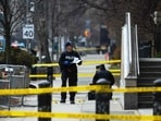 Police officers work around the scene of a shooting in Toronto, Canada (Photograph for representative purpose only). (AFP)