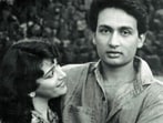 Shekhar Suman and Madhuri Dixit in a still from Manav Hatya.