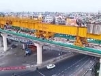 The 32km-long metro line was supposed to be completed by 2016-17. (X/amitmalviya)