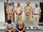The accused in the custody of Khanna police. (HT Photo) The accused in the custody of Khanna police. (HT Photo)