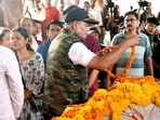 The victim was cremated at Bhopal’s Bhadbhada Vishram Ghat, with her brother, Harshit, lighting the funeral pyre. (ANI photo) The victim was cremated at Bhopal’s Bhadbhada Vishram Ghat, with her brother, Harshit, lighting the funeral pyre. (ANI photo)