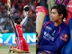 Vaibhav Sooryavanshi, left, is chasing the Universe Boss, Chris Gayle
