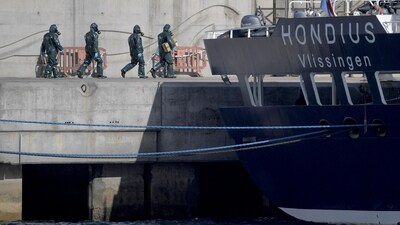 The hantavirus outbreak occurred on a Dutch-flagged ship MV Hondius that set off April 1 from Ushuaia, Argentina. (AFP)
