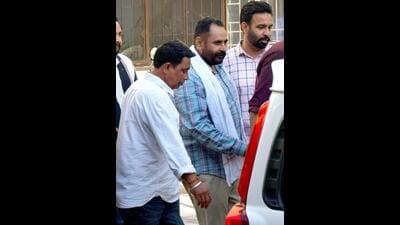 The 50-year-old first-time MLA was held on March 24 from the outskirts of Gwalior in Madhya Pradesh and brought to Patiala the following day. (ANI) The 50-year-old first-time MLA was held on March 24 from the outskirts of Gwalior in Madhya Pradesh and brought to Patiala the following day. (ANI)