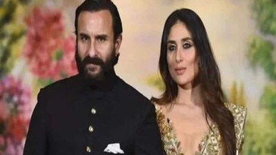 সইফ আলি খান ও করিনা কাপুর খান। সইফ আলি খান ও করিনা কাপুর খান।