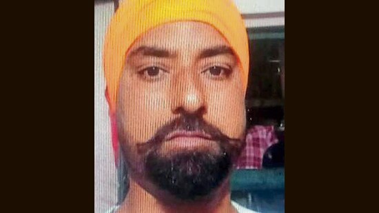 Victim Dharminder. The incident took place near Machhiwara. (HT Photo)