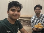 Vedant Shrivastava and his brother celebrated CBSE's admission with a plate of rajma chawal. 