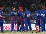 Delhi Capitals (DC) players celebrate te win  against Kolkata Knight Riders (KKR) in IPL match at Eden Gardens in Kolkata