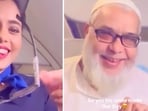 The IndiGo flight attendant’s video has won people’s hearts. (Instagram/madhavi_chiguru)