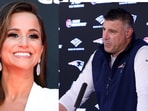 Dianna Russini (L) and Mike Vrabel.