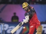 Royal Challengers Bengaluru's captain Rajat Patidar in action against Gujarat Titans. (PTI)