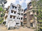 The petitioners assured the court that they would occupy the dilapidated buildings, some of which are 60 years old, during the extension period “entirely at their own risk and consequences”. (Raju Shinde/HT Photo)