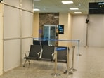 The isolation rooms set up in T2 are equipped with dedicated safety and infection-control measures. The isolation rooms set up in T2 are equipped with dedicated safety and infection-control measures.
