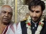 Ranveer Singh offered prayers at the Chamundeshwari Temple.