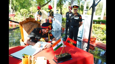 Before taking over the new assignment, Lt Gen Sahi served as the Commandant of the Army War College, Mhow. (HT)