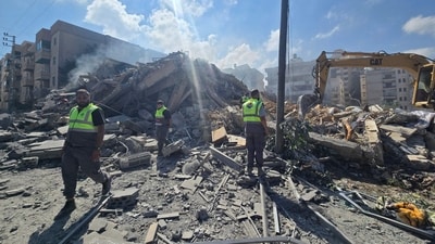 Israel on Tuesday pounded Lebanon with more than 120 airstrikes. (AFP) Israel on Tuesday pounded Lebanon with more than 120 airstrikes. (AFP)