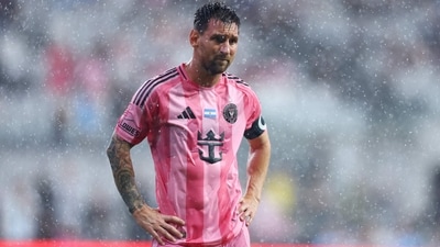 Lionel Messi has muscle fatigue in his left hamstring. (Getty Images via AFP)