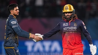 A couple of key moments going against GT, but in truth it was RCB all the way as they booked a spot in another IPL final. Rajat Patidar will take the headlines with a captain's performance for a record playoff score, before the bowling blew apart GT's batting to make the match a near-formality. Dominant start to the playoffs. (PTI) A couple of key moments going against GT, but in truth it was RCB all the way as they booked a spot in another IPL final. Rajat Patidar will take the headlines with a captain's performance for a record playoff score, before the bowling blew apart GT's batting to make the match a near-formality. Dominant start to the playoffs. (PTI)